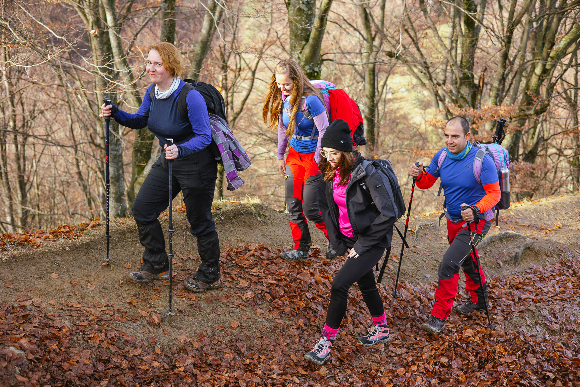 Drumeție în familie pe traseul tematic Poteca Soarelui Săliște