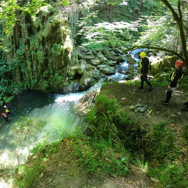 Canyoning pe Valea Porumbacului