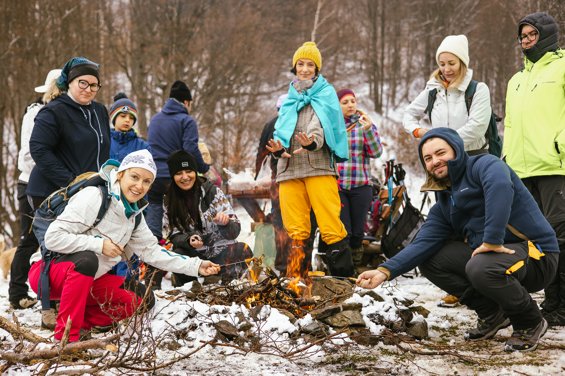 Circuit de iarnă din Turnu Roșu către Poiana Pleașa