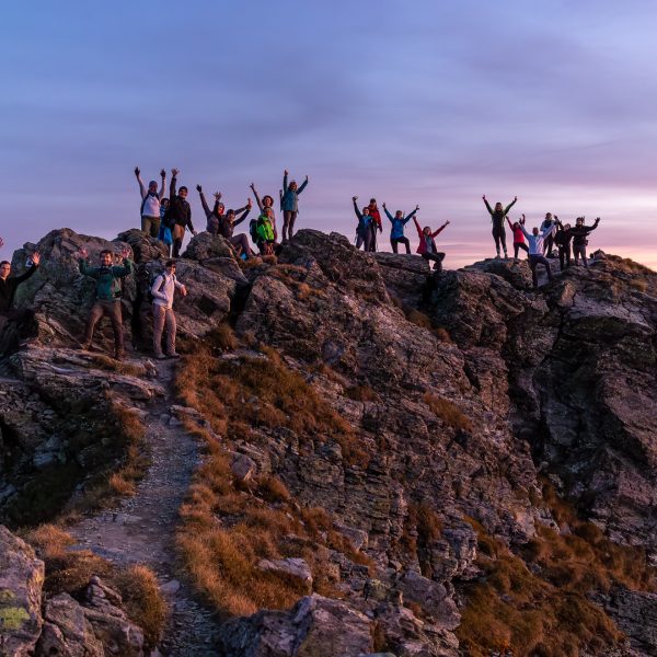 After-work hike on Vânătoarea Buteanului at 2507 m altitude